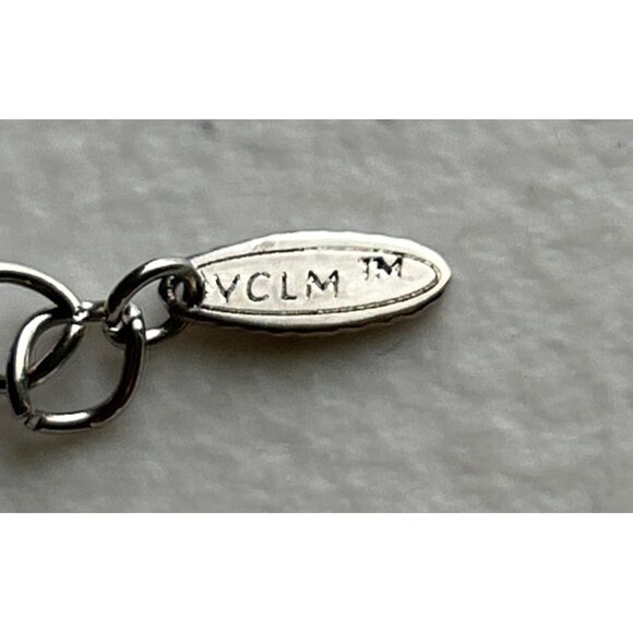 VCLM Long Silver-Tone Chain 40” Necklace With Large Circular Links & Extender - Picture 4 of 4